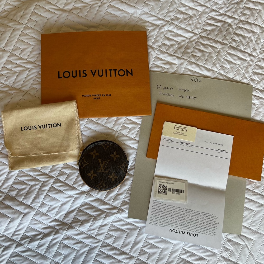 Louis Vuitton coin purse.